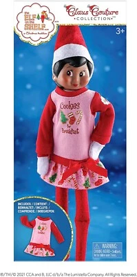 $40 • Buy Elf On The Shelf Claus Couture Costume Christmas Kids Yummy Cookie Nightgown