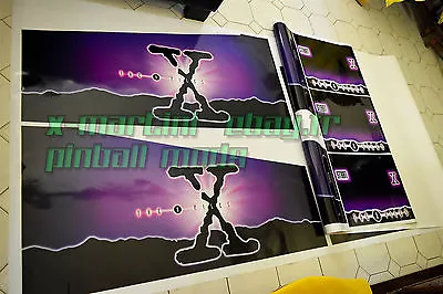 RARE Pinball Decals The X-Files 3 PC Side Art Decal Xfiles X-file Cabinet SEGA • $171.72