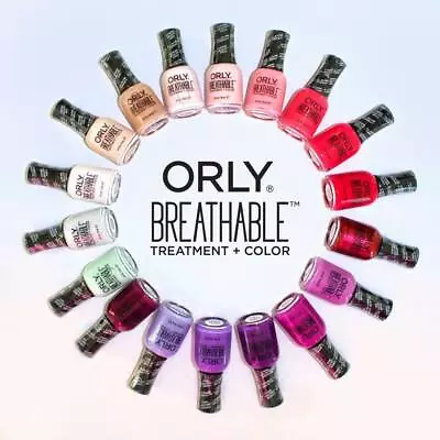 ORLY Breathable 1 Step Treatment + Color Nail Polish 0.6 Oz Full Size L94 • $9.95