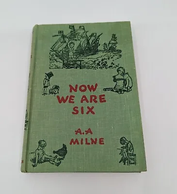 $25 • Buy Now We Are Six Hardcover Book By A.A. Milne 1950 Printing