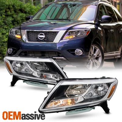 $279.99 • Buy For 2013-2016 Nissan Pathfinder 13-16 Halogen Type Headlights Driver + Passenger