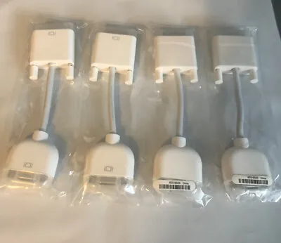 Lot Of 4 Genuine OEM Apple/Mac 603-8525 DVI To VGA Adapter Cable Mac Mini Pro G5 • $15.99