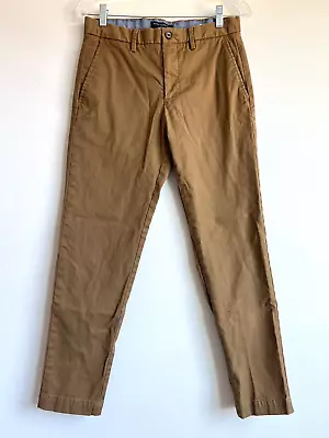 Banana Republic Mason Stretch Chino Pants 29x30 Camel Brown Tan Toasted Coconut • $9.99