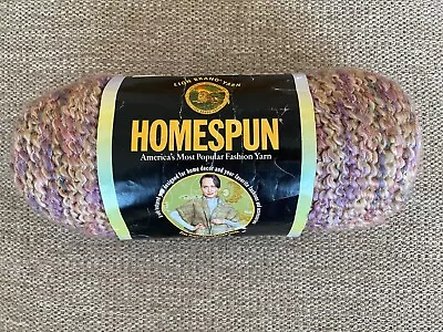 1 SKEIN LION BRAND HOMESPUN Yarn Variegated #362 Quartz 185 Yds 6 Oz. NEW • $6.99