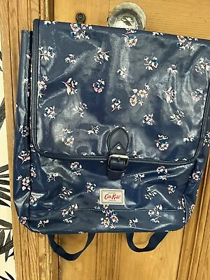 £15 • Buy Cath Kids Backpack In Navy With Pink Flowers