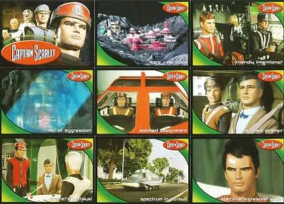 Captain Scarlet TV Series Full 72 Card Base Set Of Trading Cards From Cards Inc. • £4.95