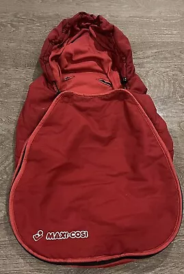 Genuine Maxi Cosi 0+ Car Seat Footmuff Red • £10