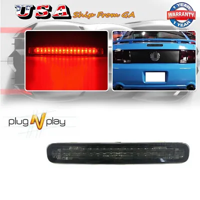 Smoked Lens LED 3rd Third Brake Light Tail Stop Lamp For 2005-2009 Ford Mustang • $19.99