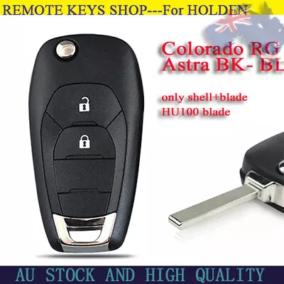 2B Remote Key Shell Suitable For Holden Colorado RG 2018 2019 2020 Astra BK & BL • $19.79