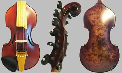 Baroque Style SONG Master Bird's Eye Maple 6×6 Strings 15  Viola D'Amore #14510  • $809.10