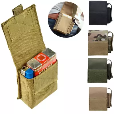 Tactical Molle Pouch Military Utility EDC Gadget Gear Bag Cigarette Pouch Holder • $7.99