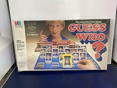 Guess Who Vintage 1987 Edition Missing 2 Pegs - Game By Milton Bradley • $14.99