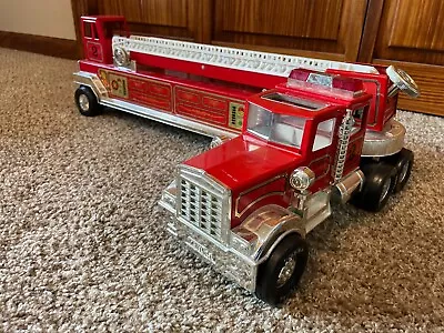 Vintage 2pc TONKA Fire Engine #2 Truck Hook And Ladder ~ NICE CONDITION • $35