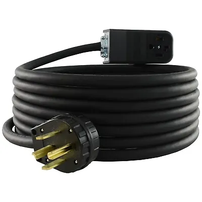 20 Ft. 10/4 SOOW 30 Amp 4-prong Dryer Heavy-Duty NEMA 14-30 Extension Cord • $189.95