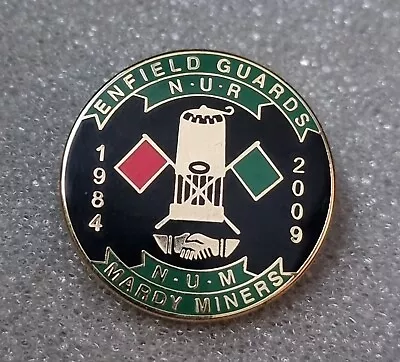   Colliery Mining Miners Strike 1984 25th Anniversary NUR / Mardy NUM  Badge • £12