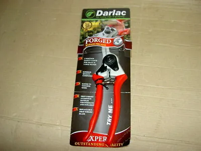 Darlac DP1036 Expert Drop Forged Bypass Pruner - Secateurs Garden 25mm Max Cut • £19.99