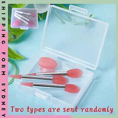 3-12X Silicone Lip Balms Lip Mask Brush With Sucker Dust Cover Makeup Applicator • $4.49