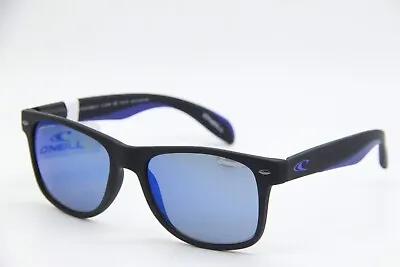 New O'neill Ons-trevose 2.0 C.104p Matte Black Blue Authentic Sunglasses 54-19 • $43.61