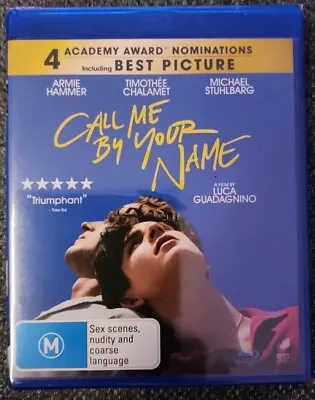$13.50 • Buy Call Me By Your Name (Blu-ray, 2017) Brand New Sealed 