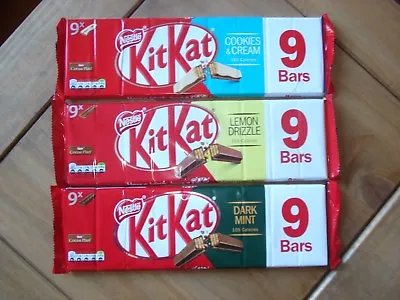 Nestle Kitkat Limited Edition Dark Mint Lemon Drizzle Brand New SHIPS WORLDWIDE • £3.50