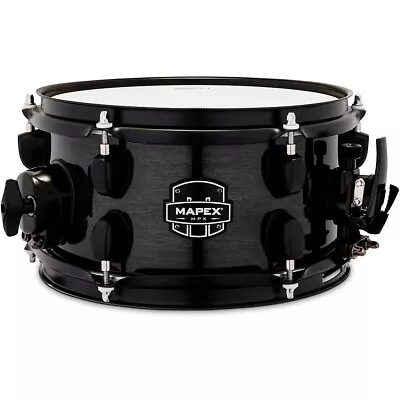 Mapex MPX Maple/Poplar Hybrid Shell Side Snare Drum 10 X 5.5  Trans Midnight Blk • $139