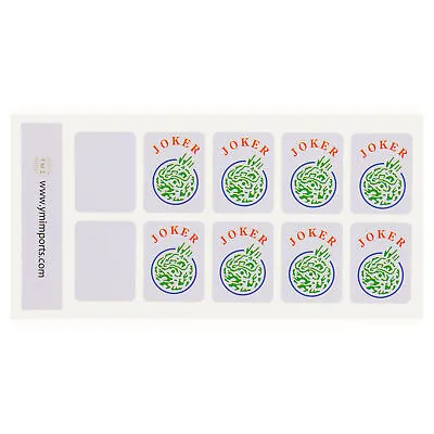 American Mahjong Joker Tile Decal Stickers Set Of 8 • $9.18