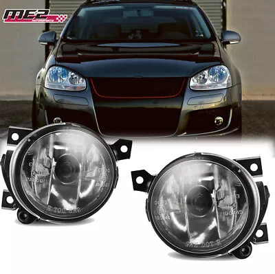 Pair For 06-09 Volkswagen GTI Jetta Fog Light Clear Lens Front Bumper Left+Right • $37.99