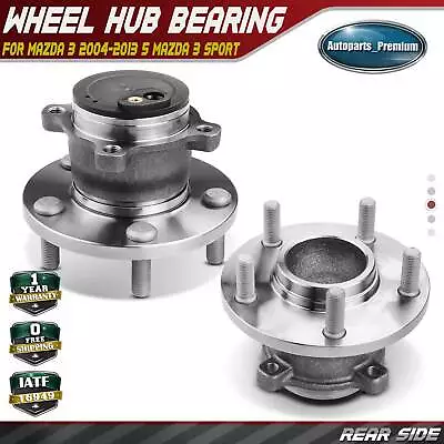 2x Rear LH & RH Wheel Hub Bearing Assembly For Mazda 3 2004-2013 5 Mazda 3 Sport • $70.99