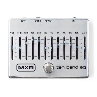 MXR M108S Ten Band EQ Pedal. • $149.99