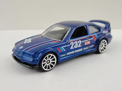 2015 Hot Wheels Race #146 '94 BMW E36 M3 GTR (Blue #232) - LOOSE • $9.99