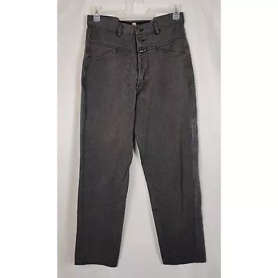 Vintage 90s Marithe Francois Girbraud Mens Baggy Gray Wash Denim Jeans 32X32 • $30