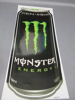 1-Monster Energy Sticker Large 11 X5 Can • $4.99