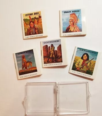 Mt Hawley 1962 Miniature Books Set Of 5 Native American Indian Chief 2 X1 3/4  • $19.99