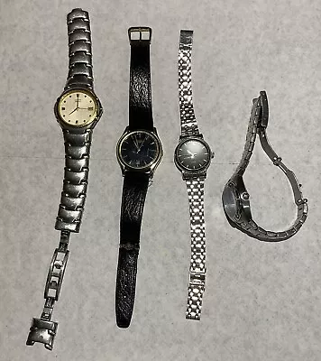 Mixed Lot Watches Gents Ladies Old Watches NOT TESTED Elegance Signature Ellesse • $6.22
