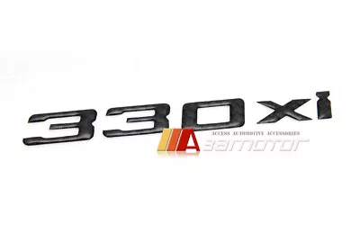 $17.10 • Buy Rear Trunk Emblem Badge Real Carbon Fiber Letters 330Xi Fits BMW E46 E92 E90 F30