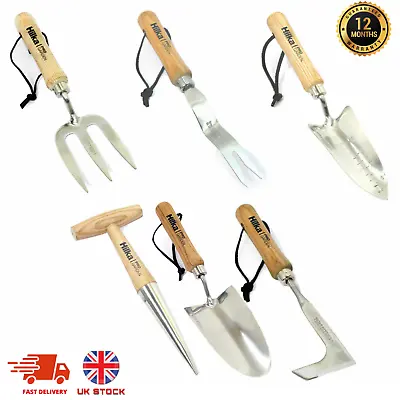 HILKA Stainless Steel Hand Garden Tools Potting And Cultivating Set 6 Verities • £6.99