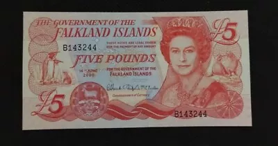 2005 Falkland Islands £5 Five Pounds Banknote Unc  • £12