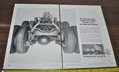 1964 International Fleetstar V-8's Engine Truck Ad McCreary Tire Wagner Lockheed • $9.99