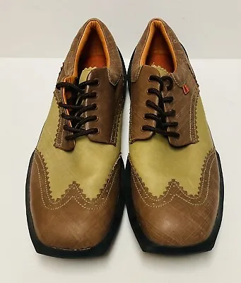 John Fluevog Future Angels Brouge Square Toe Wingtip Shoes Men’s Size 13 0 • $97.16