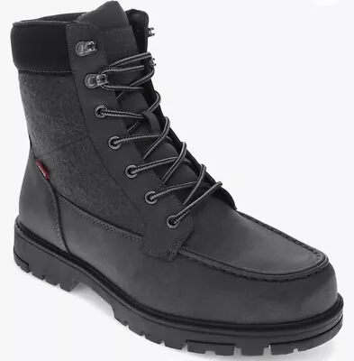 Levi's Arizona Moc Neo Rugged Casual Boot Charcoal/Black-Means Size: 9 M Usa • $24.99