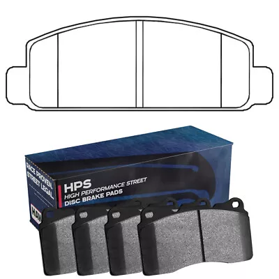 Hawk HB152F.540 HPS Performance Front Disc Brake Pads For 85-91 Mazda RX-7 1.3L • $150.29