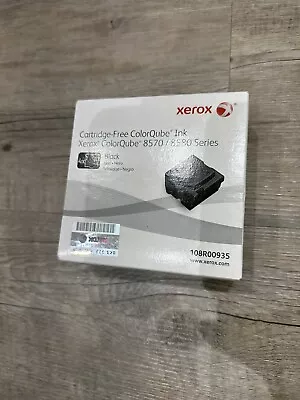 GENUINE XEROX ColorQube 8570 8580 Black 108R00935 Brand New 4 Pack • £79.99