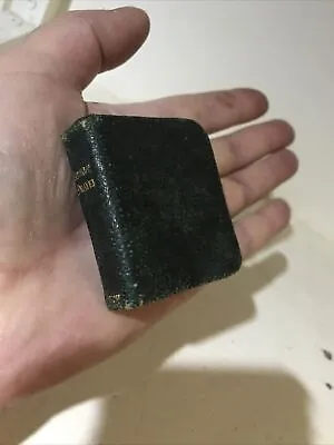 MINIATURE BOOK The Book Of Common Prayer LEATHER BINDING Oxford Printed • £17.25