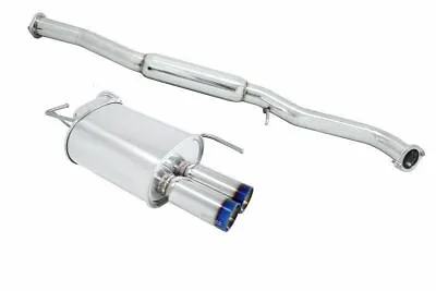 MEGAN 3  Dual Titanium Burnt Roll Tip OE RS Catback Exhaust For G35 4D 03-06 RWD • $571.44