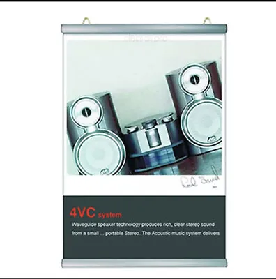 A2 Snap Set Wall / Ceiling / Window Poster Frame Holder Clip Displays • £10