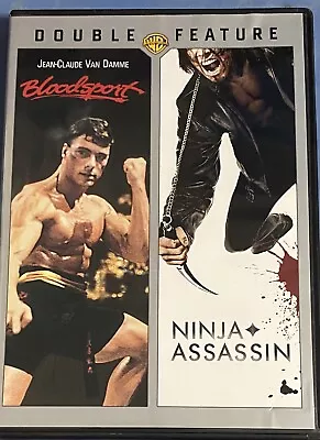 Bloodsport/Ninja Assassin DVD 2-Disc Set Jean-Claude Van Damme/Rain • $6.99