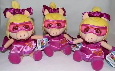 3 New NWT Disney Junior Muppet Babies SUPER FABULOUS MISS PIGGY Plush Toy 2+ • $21.44
