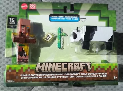 Minecraft Deluxe Figure Jungle Cartographer And Panda • $36