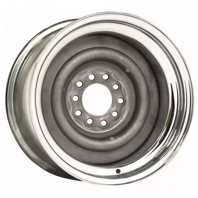 Wheel Vintiques Chrome Outer Grey Primer Center Smoothie Steel Rim 15 X 10  4-1 • $312.58