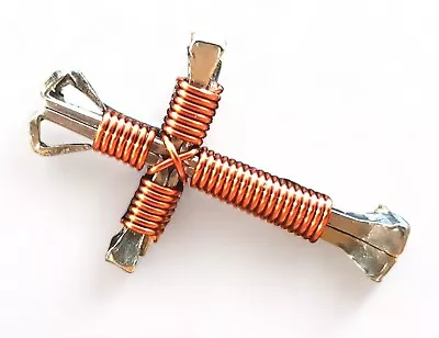 Disciples Cross Necklace Dark Copper Adjustable Christian Jewelry Jesus NEW • $15